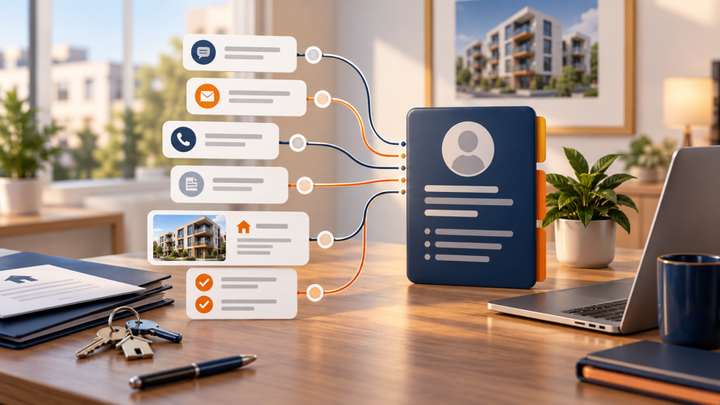 Переписка с арендатором в CRM для агентства