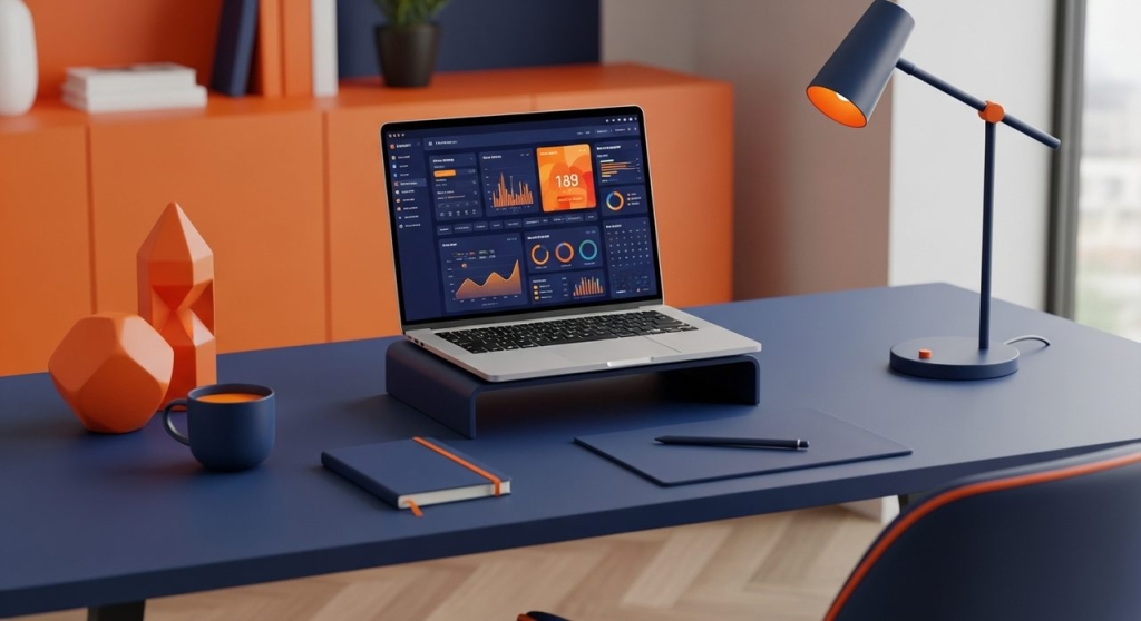 Рабочее место агента по недвижимости с CRM-системой