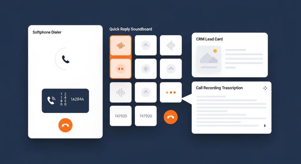 Телефония для риэлторов — soundboard «Мои фразы», ИИ-автолид и расшифровка звонков в SmartAgent
