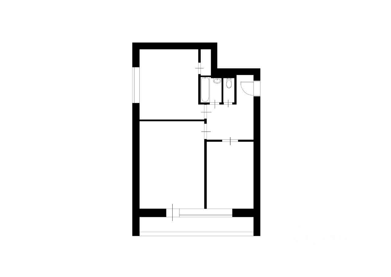 2-комнатная квартира 53 м², Москва — фото 2