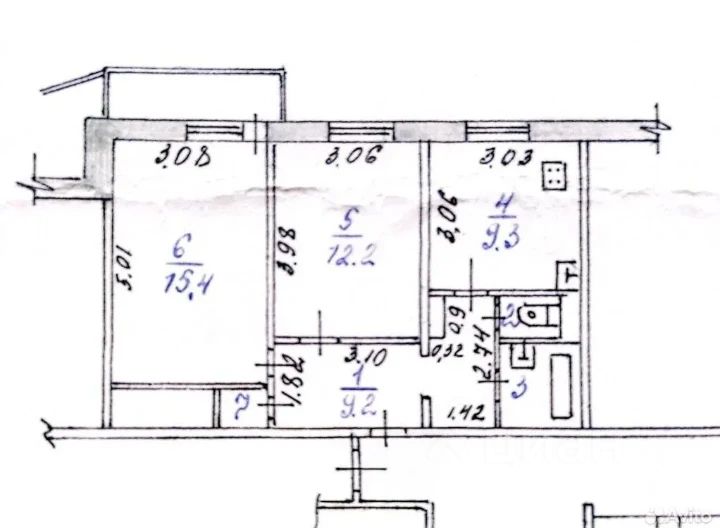 2-комнатная квартира 50 м², Ижевск — фото 4