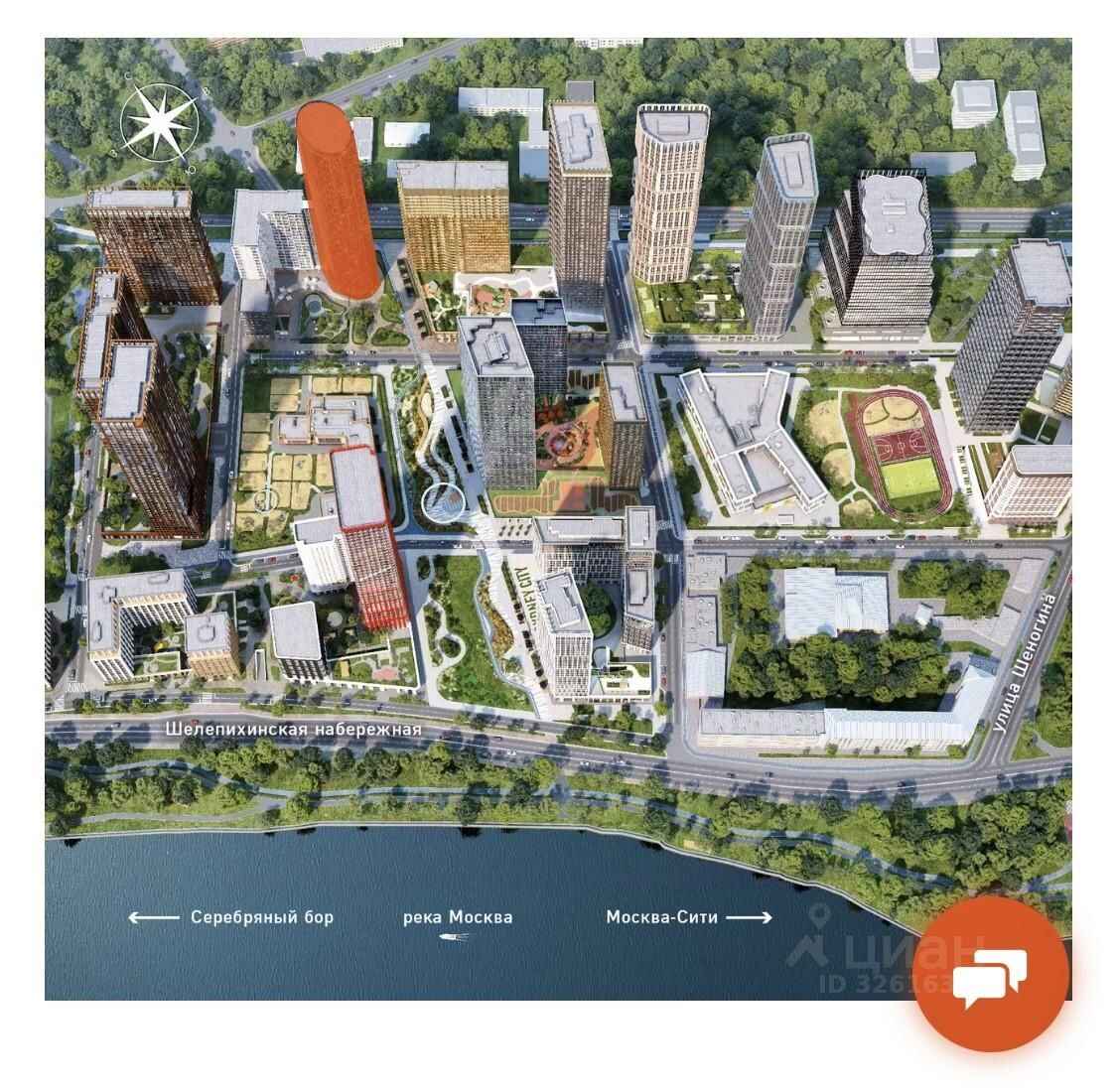 2-комнатная квартира 61 м², Москва — фото 5