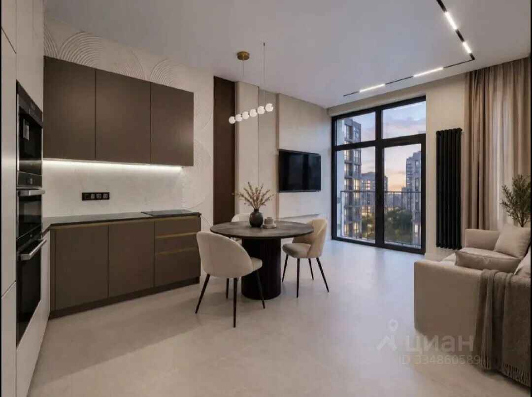 3-комнатная квартира 78 м², Москва — фото 4